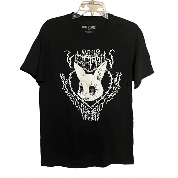 Your Nightmare Cute But Creepy Bunny Rabbit Tshirt Hot Topic Exclusive Size M - Picture 1 of 6